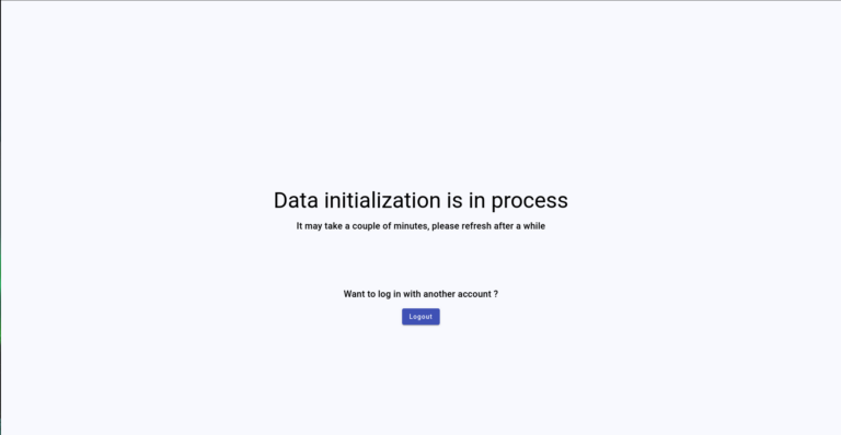 Data Initialization